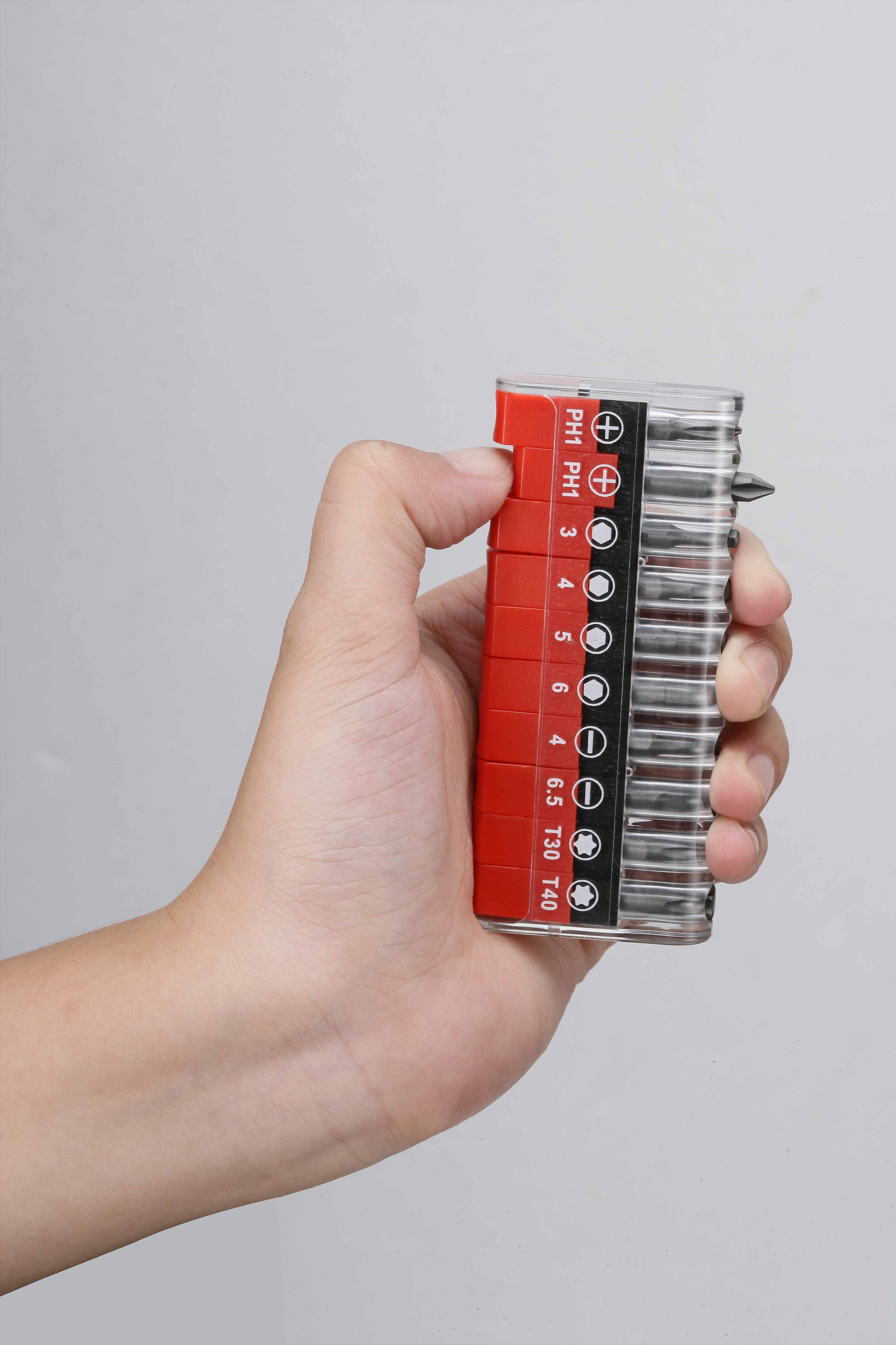 11PC Clip-type Bit Box & Ratchet Set. - Yuan Li Hsing Industrial Co., Ltd.